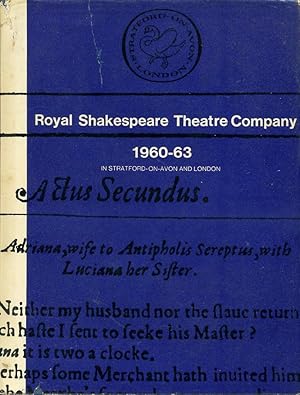 Bild des Verkufers fr Royal Shakespeare Theatre Company 1960-63 zum Verkauf von Godley Books