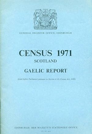 Seller image for Census 1971, Scotland, Gaelic Report for sale by Godley Books