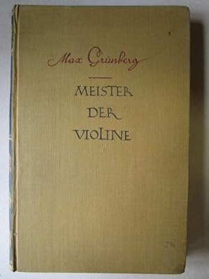 Immagine del venditore per Meister der Violine venduto da Antiquariat Gisa Hinrichsen