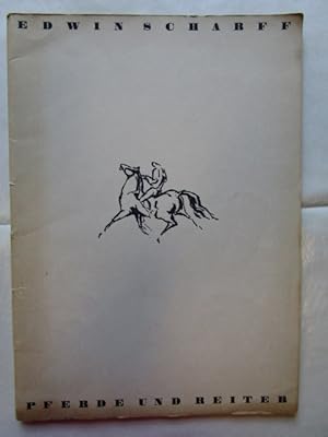 Bild des Verkufers fr Pferde und Reiter 23 Zeichnungen. Einfhrung von Rolf Italiaander zum Verkauf von Antiquariat Gisa Hinrichsen