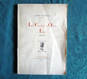 Seller image for Le Cachet d'Onyx - La - (1831-1832) - dition originale. for sale by Livres et Collections