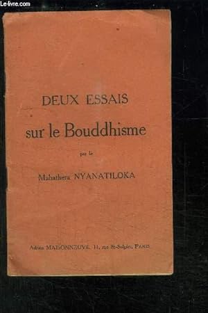 Immagine del venditore per DEUX ESSAIS SUR LE BOUDDHISME venduto da Le-Livre