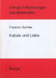 Seller image for Erluterungen zu Friedrich Schiller, Kabale und Liebe. von Wiebke Ludwig u. Martin H. Ludwig, Knigs Erluterungen und Materialien ; 31/31a for sale by AMAHOFF- Bookstores