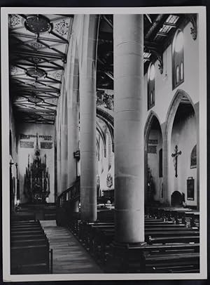 Fotografie, 18x24cm, ca. 1935 Kirche St. Martin in Freiburg