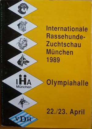 Image du vendeur pour Internationale Rassehunde-Zuchtschau Mnchen.-; Landessieger, Landesjugendsieger Bayern 1989 mis en vente par AMAHOFF- Bookstores