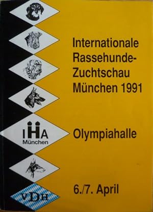 Image du vendeur pour Internationale Rassehunde-Zuchtschau Mnchen.-; Landessieger, Landesjugendsieger Bayern 1991 mis en vente par AMAHOFF- Bookstores