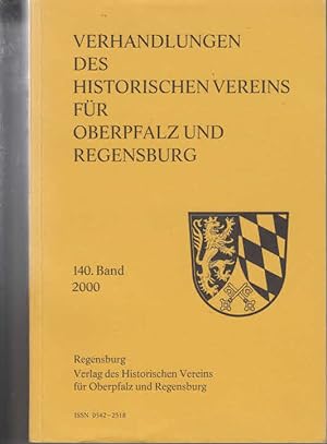 Imagen del vendedor de Verhandlungen des Historischen Vereins fr Oberpfalz und Regensburg (VHVO), 140. Band. a la venta por AMAHOFF- Bookstores