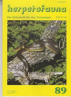 Herpetofauna. Die Zeitschrift für den Terrarianer. April 1994 Heft 89