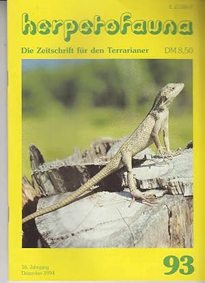 Herpetofauna. Die Zeitschrift für den Terrarianer. Dezember 1994 Heft 93