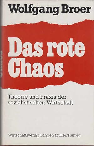 Bild des Verkufers fr Das rote Chaos zum Verkauf von AMAHOFF- Bookstores