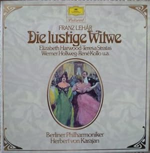 Franz Lehar. Die lustige Witwe. Herbert von Karajan. Deutsche Grammophon. Vinyl LP.