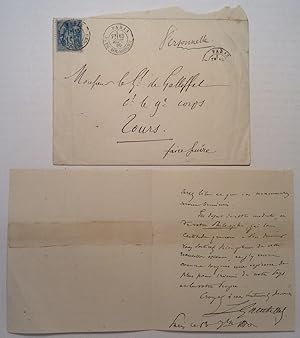 Autographed Letter Signed in French