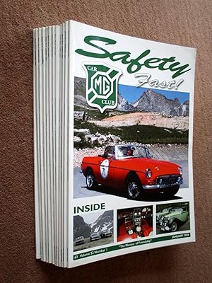 Safety Fast, MG Car Club Magazine. 2008 Monthly Magazine, January, February, March, April, May, J...