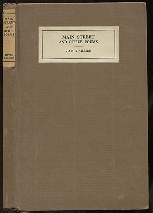 Seller image for Main Street and Other Poems for sale by Between the Covers-Rare Books, Inc. ABAA