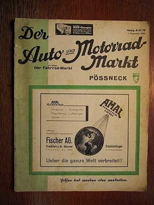 Der Auto- und Motorrad-Markt - Das Fachblatt der Kraftfahrpraxis - Mit Beilage - Der Fahrrad-Mark...