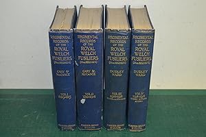 Bild des Verkufers fr REGIMENTAL RECORDS OF THE ROYAL WELCH FUSILIERS (La zum Verkauf von Old Hall Bookshop, ABA ILAB PBFA BA