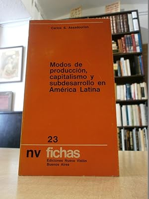 Seller image for MODOS DE PRODUCCIN, CAPITALISMO Y SUBDESARROLLO EN AMRICA LATINA. for sale by LLIBRERIA KEPOS-CANUDA