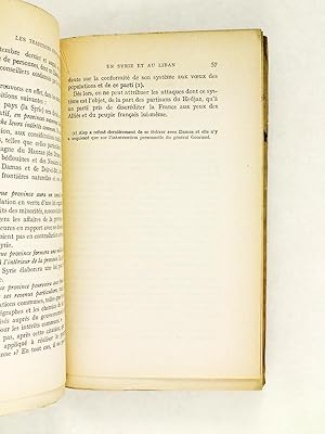 Le Mandat franais et les Traditions franaises en Syrie et au Liban: SFER PACHA, Abdallah