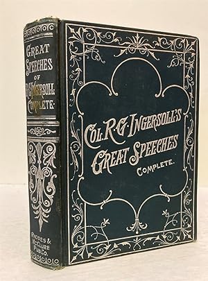 Seller image for Great Speeches of Col R. G. Ingersoll for sale by Peninsula Books