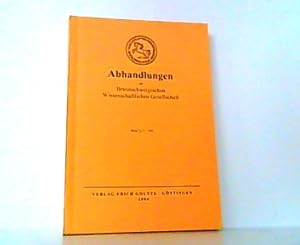 Image du vendeur pour Abhandlungen der Braunschweigischen Wissenschaftlichen Gesellschaft. Band XLIV (44). 1993. mis en vente par Antiquariat Ehbrecht - Preis inkl. MwSt.