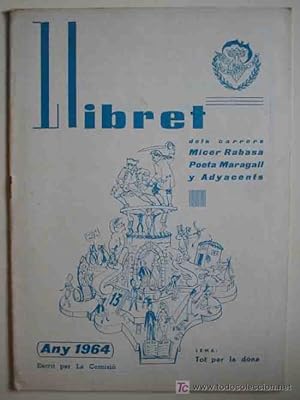LLIBRET FALLA Micer Rabasa - Poeta Maragall y Adyacents. 1964