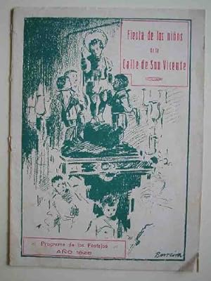 FIESTA DE LOS NIÑOS DE LA CALLE DE SAN VICENTE. Programa de Festejos. Año 1928