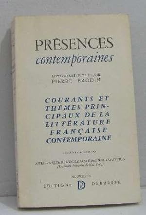 Seller image for Prsences contemporaines for sale by crealivres