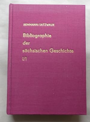 Bild des Verkufers fr Bibliographie der Schsischen Geschichte. - Unter Mitwirkung der Generaldirektion der kniglichen Sammlungen fr Kunst und Wissenschaft. Band I. LAndesgeschichte, Halbband 1. Allgemeines, historische Landeskunde, allgemeine politische und Frstengeschichte. zum Verkauf von Antiquariat Maralt