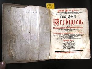 Johann Jacob Ulrichs Auserlesene Predigten. Welche vornemlich an Fest- und Vorbereitungs-Tagen un...