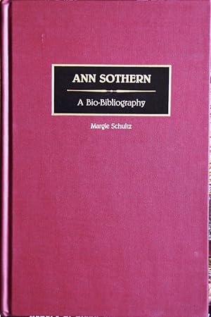 Seller image for Ann Sothern A Bio-Bibliography for sale by Howell Books