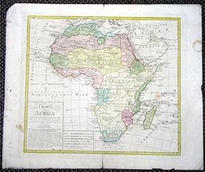 Charte von Africa nach astronomischen Beobachtungen, auch alten und neuen Nachrichten von Sayer, ...