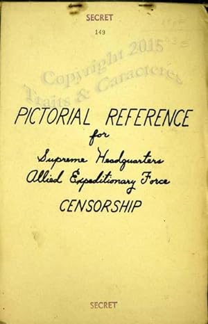 Pictorial référence for suprème headquarter allied expeditionary force censorship.