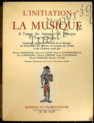 L'initiation à la musique à l'usage des animateurs de musique et de radio.