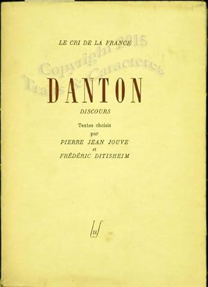 Danton, Discours.