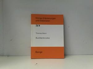 Bild des Verkufers fr Thomas Mann: Buddenbrooks Knigs Erluterungen und Materialien zum Verkauf von ABC Versand e.K.