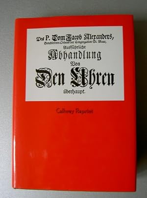 Ausführliche Abhandlung von den Uhren überhaupt