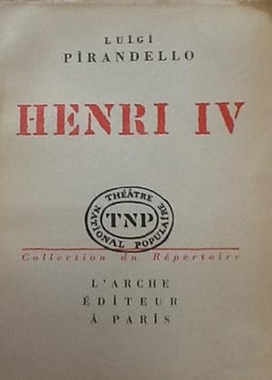 Imagen del vendedor de Henri IV a la venta por Artful Dodger Books