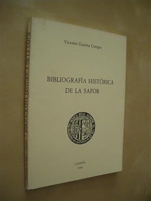 Imagen del vendedor de BIBLIOGRAFA HISTRICA DE LA SAFOR a la venta por LIBRERIA TORMOS