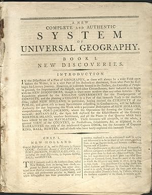 A New Complete and Authentic System of Universal Geography, Book I. New Discoveries, Chapter I. N...