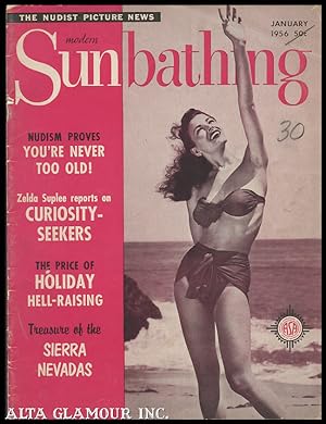 Imagen del vendedor de MODERN SUNBATHING AND HYGIENE; The Nudist Picture News Vol. 26, No. 01, (#104) January 1956 a la venta por Alta-Glamour Inc.