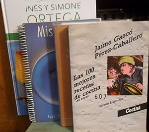 Imagen del vendedor de LAS 100 MEJORES RECETAS DE COCINA en verso + COCINAR CON INS Y SIMONE ORTEGA Postres y pasteles + MIS CENAS + LAS RECETAS DE JOS JUAN CASTILLO (4 libros) a la venta por Libros Dickens