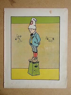Seller image for Original John Hassall Colour Print: Boastful Bob. for sale by N. G. Lawrie Books