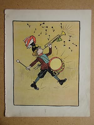 Seller image for Original John Hassall Colour Print: Noisy Nicholas. for sale by N. G. Lawrie Books