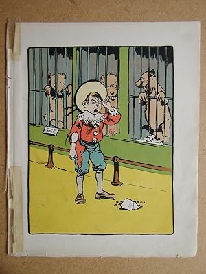 Original John Hassall Colour Print: Teasing Tom.