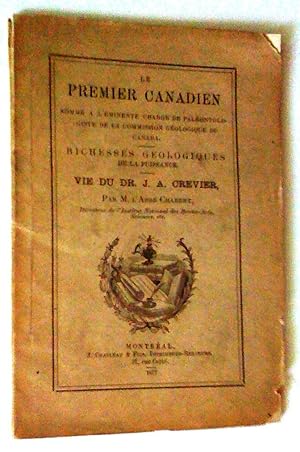 Le premier Canadien nommé à l'éminente charge de paléontologiste de la Commission géologique du C...