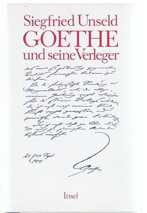 Bild des Verkufers fr Goethe und seine Verleger zum Verkauf von Allguer Online Antiquariat