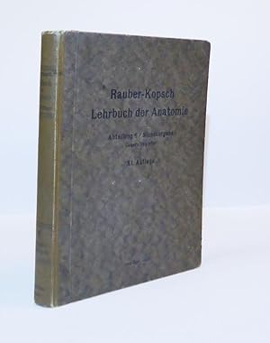 Rauper s Lehrbuch der Anatomie des Menschen. Bd. 6: Sinnesorgane. 11. vermehrte und verbesserte A...