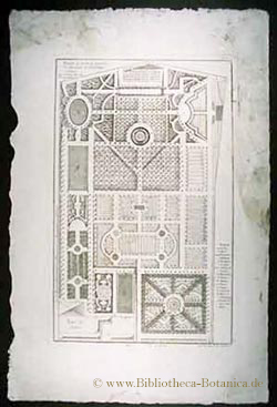 Plan du Jardin de Madame la Maréchale de LAUTREC.