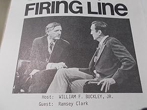 Seller image for Firing Line Program Transcript (No. 140 1974) William F. Buckley, Jr. (Host) Ramsey Clark (Guest) "Amnesty" (Subject) for sale by Bloomsbury Books