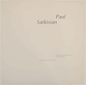 Seller image for Paul Sarkisian for sale by Jeff Hirsch Books, ABAA